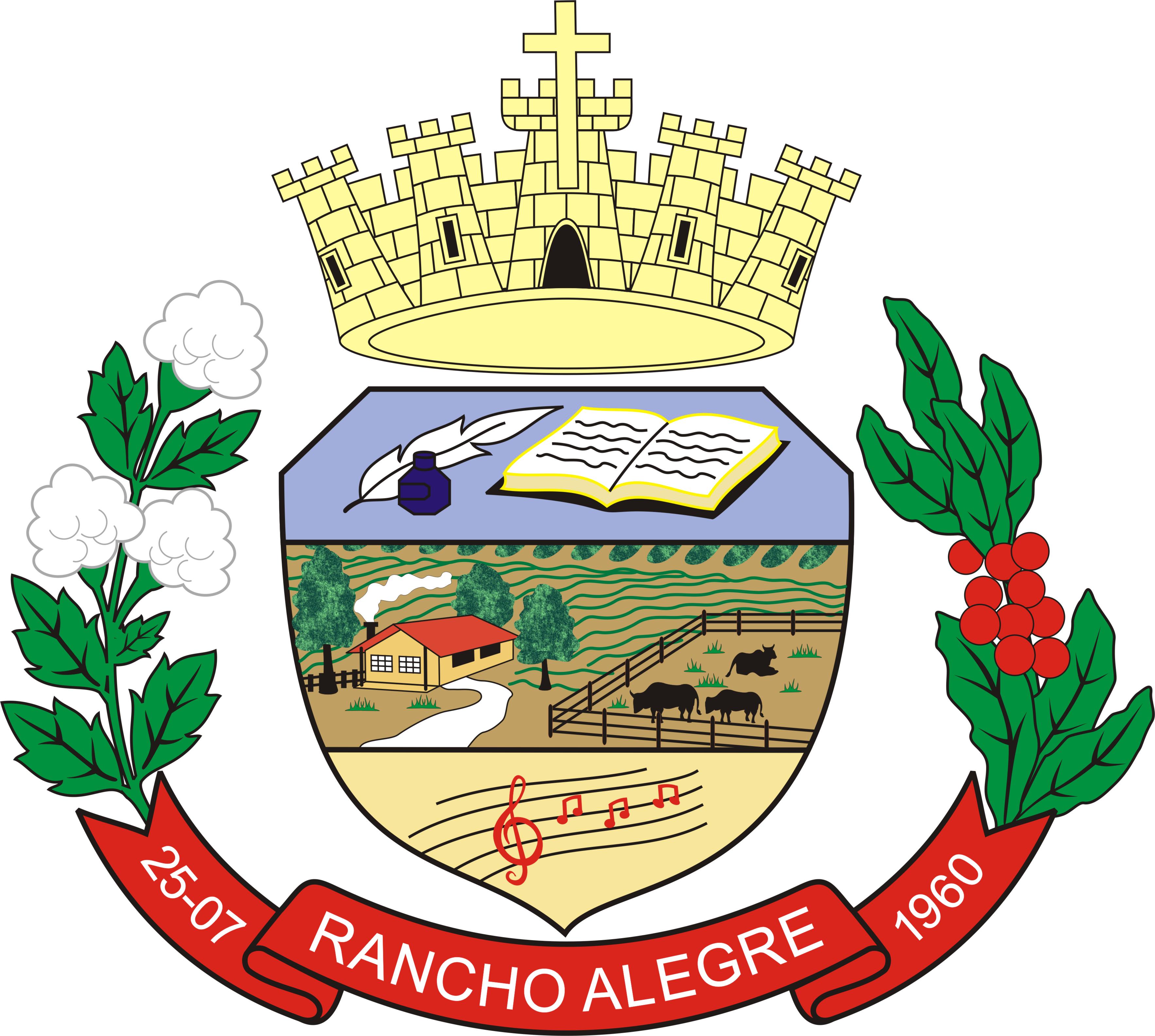 brasão do Municipio de Rancho Alegre - PR